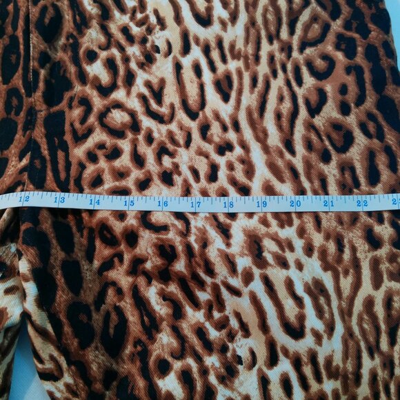 TERRY LEWIS CLASSIC LUXURIES JEANS LEOPARD PRINT SIZE 18 P  (197 C) - Picture 14 of 16